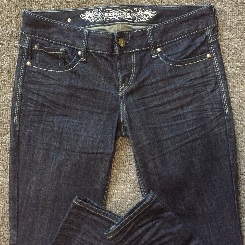 Express Jeans Ultra Skinny Stella Dark Wash